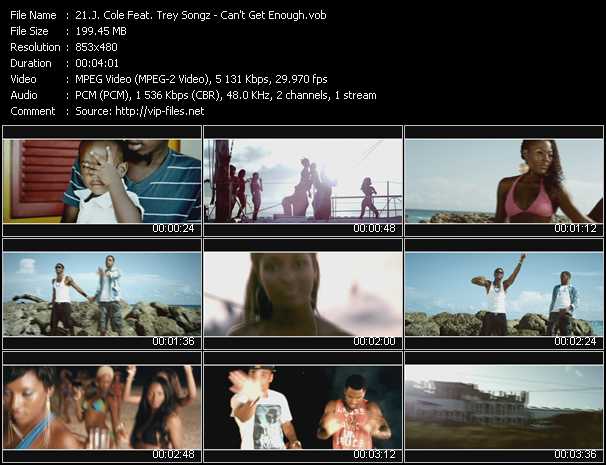 J. Cole Feat. Trey Songz video ”Can't Get Enough” from dvd ”Urban Video November 2011”