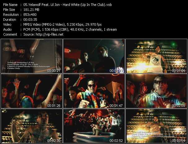 Yelawolf Feat. Lil' Jon video ”Hard White (Up In The Club)” from dvd ”Urban Video December 2011”