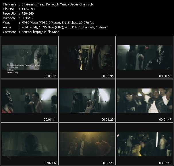 Genasis Feat. Dorrough Music video ”Jackie Chan” from dvd ”Urban Video December 2011”