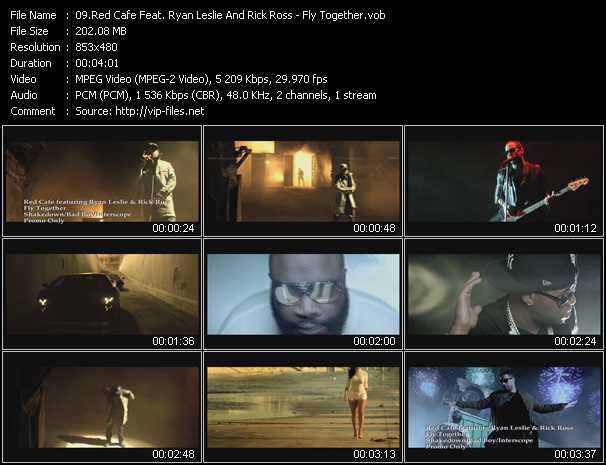 Red Cafe Feat. Ryan Leslie And Rick Ross video ”Fly Together” from dvd ”Urban Video December 2011”