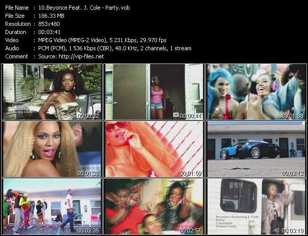 Beyonce Feat. J. Cole video ”Party” from dvd ”Urban Video December 2011”