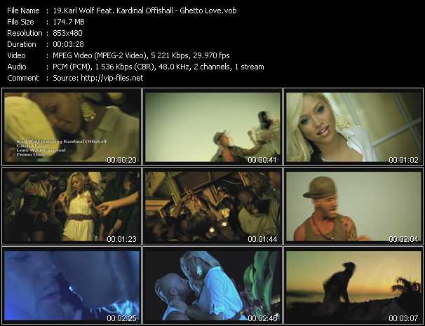 Karl Wolf Feat. Kardinal Offishall video ”Ghetto Love” from dvd ”Urban Video December 2011”