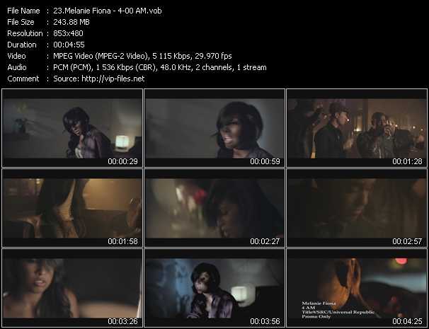 Melanie Fiona video ”4-00 AM” from dvd ”Urban Video December 2011”