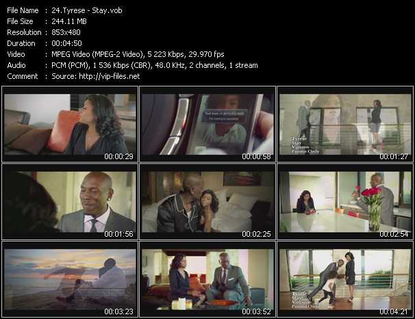 Tyrese video ”Stay” from dvd ”Urban Video December 2011”