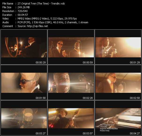 Original 7ven (The Time) video ”Trendin” from dvd ”Urban Video December 2011”