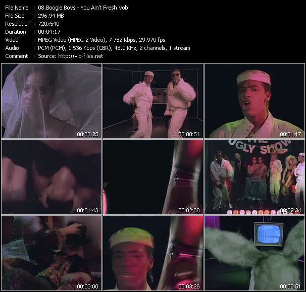 Boogie Boys video ”You Ain't Fresh” from dvd ”Rock America Dance February 1986”