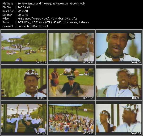 Pato Banton And The Reggae Revolution video ”Groovin'” from dvd ”Screenplay VJ-Pro Classic Vision Reggae Vol.1 February 2006”