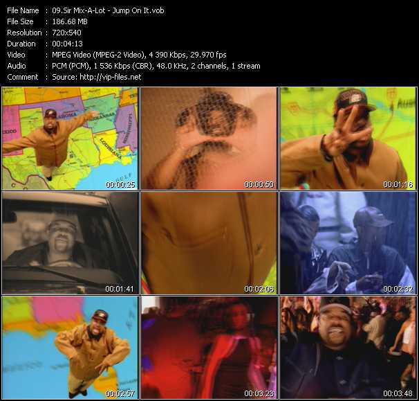 Sir Mix-A-Lot video ”Jump On It” from dvd ”Screenplay VJ-Pro Classic Vision VJ Picks Vol.1 March 2006”