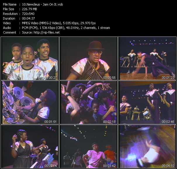 Newcleus video ”Jam On It” from dvd ”Screenplay VJ-Pro Classic Vision Old Skool Vol.2 October 2005”