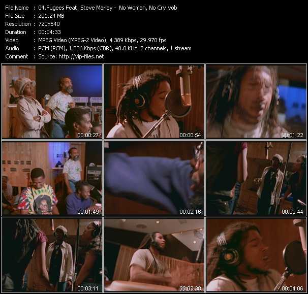 Fugees Feat. Stephen Marley video ”No Woman, No Cry” from dvd ”Screenplay VJ-Pro Classic Vision Reggae Vol.2 December 2007”