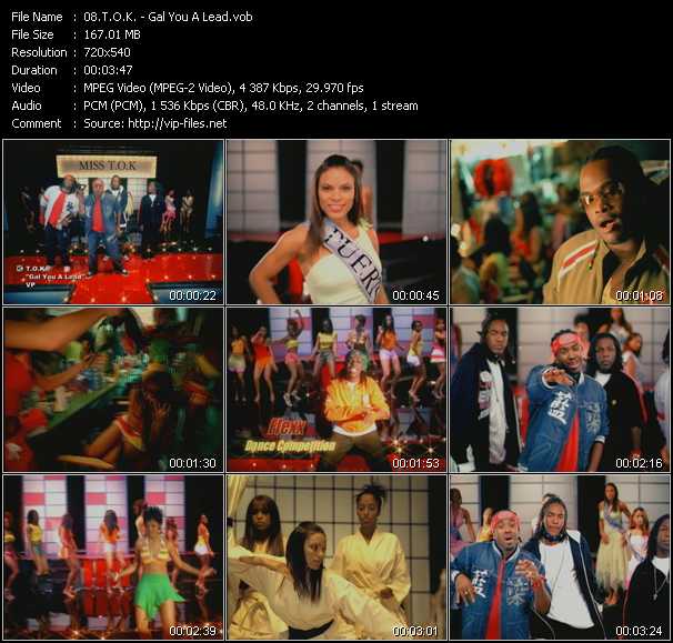 Tok (T.O.K.) video ”Gal Yuh Ah Lead (Gal You A Lead)” from dvd ”Screenplay VJ-Pro Classic Vision Reggae Vol.2 December 2007”