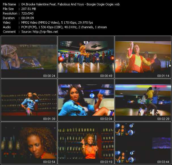 Brooke Valentine Feat. Fabolous And Yoyo video ”Boogie Oogie Oogie” from dvd ”Screenplay VJ-Pro Dance Vision November 2005”