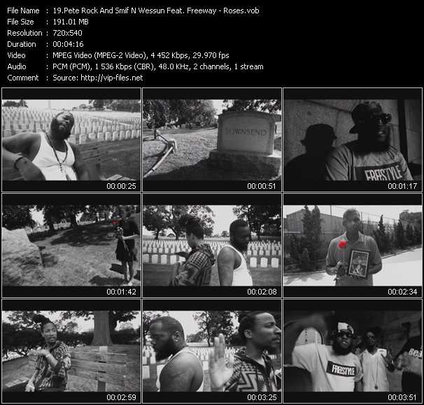 Pete Rock And Smif-N-Wessun Feat. Freeway video ”Roses” from dvd ”Screenplay VJ-Pro Urban Vision October 2011”