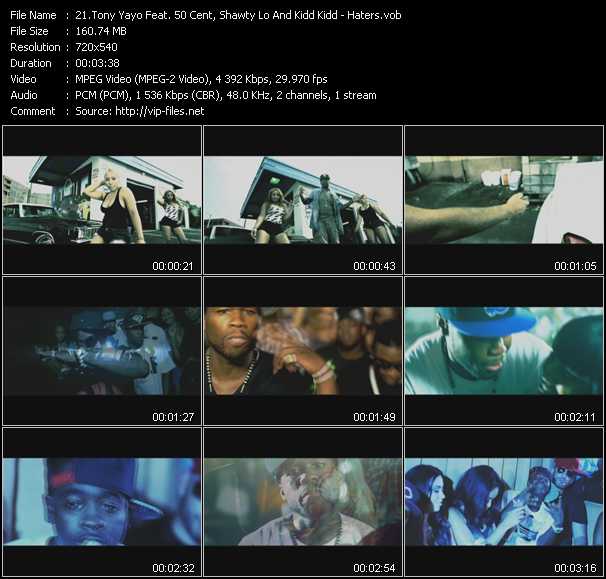 Tony Yayo Feat. 50 Cent, Shawty Lo And Kidd Kidd video ”Haters” from dvd ”Screenplay VJ-Pro Urban Vision October 2011”