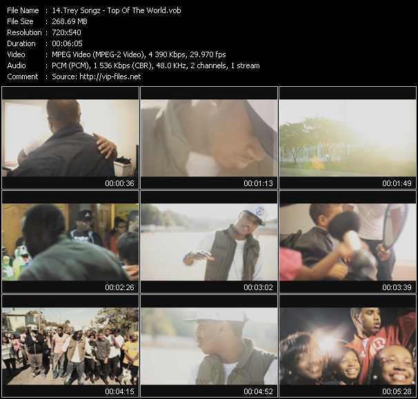 Trey Songz video ”Top Of The World” from dvd ”Screenplay VJ-Pro Urban Vision December 2011”