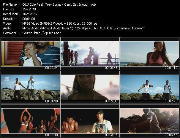 J. Cole Feat. Trey Songz video ”Can't Get Enough” from dvd ”The Video Pool UK December 2011”