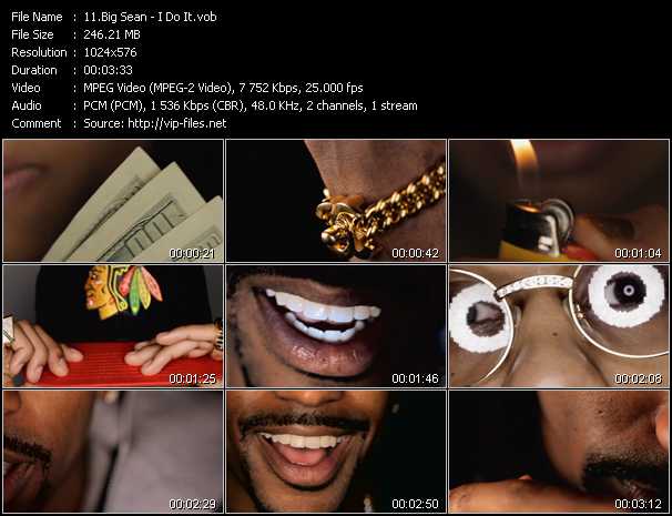 Big Sean video ”I Do It” from dvd ”Vip-Express Videos July 2011 Vol.1”