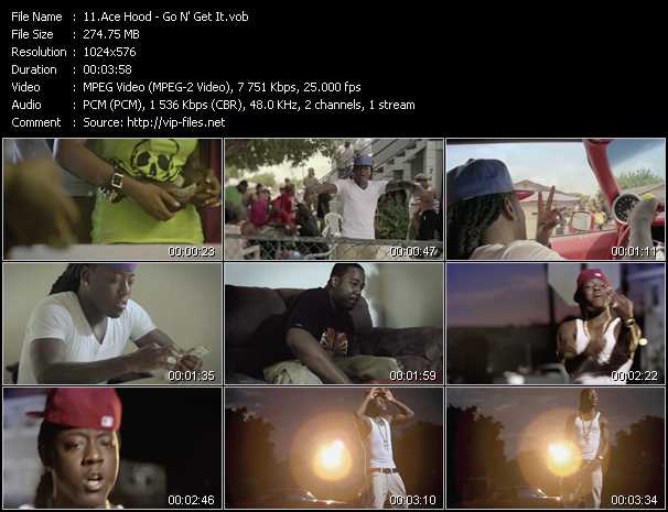 Ace Hood video ”Go N' Get It” from dvd ”Vip-Express Videos July 2011 Vol.2”