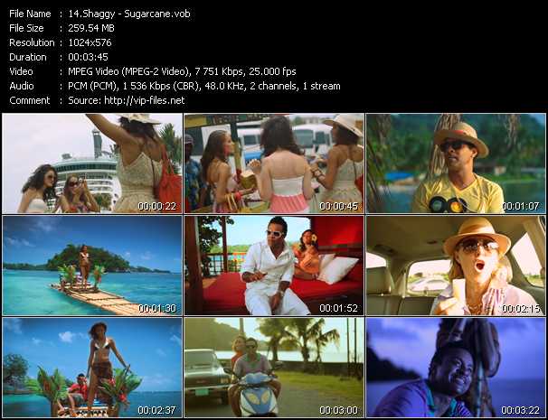 Shaggy video ”Sugarcane” from dvd ”Vip-Express Videos July 2011 Vol.2”