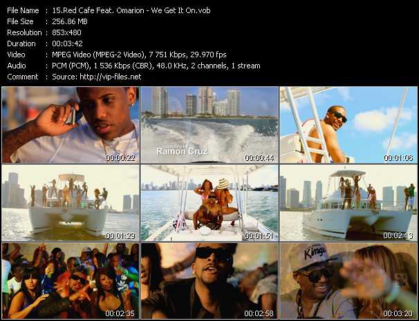 Red Cafe Feat. Omarion video ”We Get It On” from dvd ”Vip-Express Videos September 2011 Vol.1”