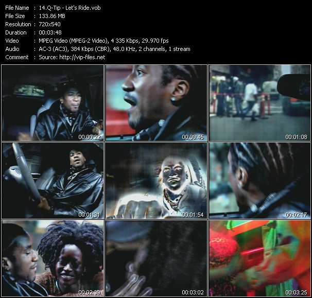 Q-Tip video ”Let's Ride” from dvd ”ETV Network Vital Dance 9032 May 2000”