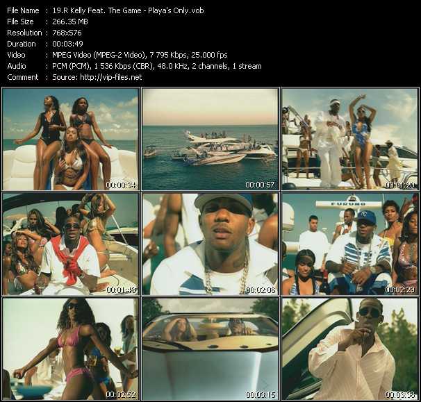 R. Kelly Feat. The Game video ”Playa's Only” from dvd ”MixMash Espanol July 2005”