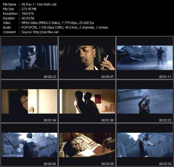 Ray J video ”One Wish” from dvd ”MixMash Pop March 2006”