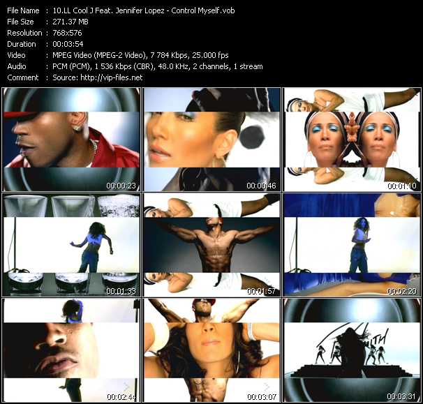 LL Cool J Feat. Jennifer Lopez video ”Control Myself” from dvd ”MixMash Pop April 2006”