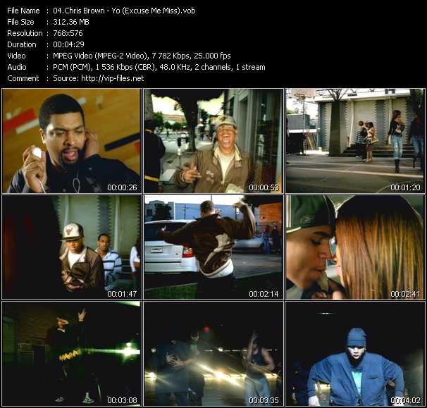 Chris Brown video ”Yo (Excuse Me Miss) - Gimme That” from dvd ”MixMash Pop May 2006”