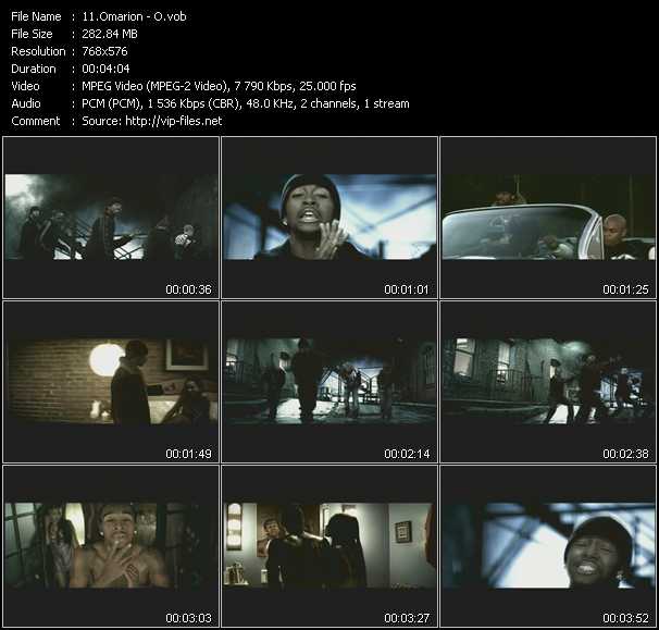 Omarion video ”O” from dvd ”MixMash Pop August 2005”