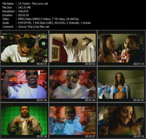 Twista video ”This Love” from dvd ”MixMash Pop Mash Vol.3”