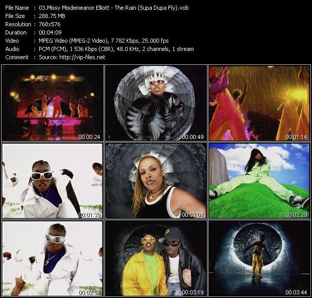 Missy Elliott video ”The Rain (Supa Dupa Fly)” from dvd ”MixMash Urban Classics Vol.7”