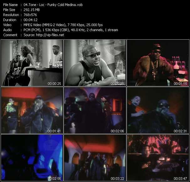 Tone Loc video ”Funky Cold Medina” from dvd ”MixMash Urban Classics Vol.7”