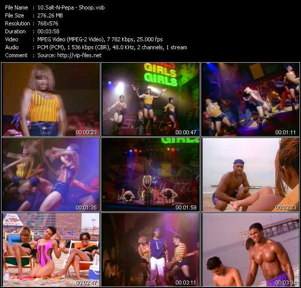 Salt-N-Pepa video ”Shoop” from dvd ”MixMash Urban Classics Vol.7”