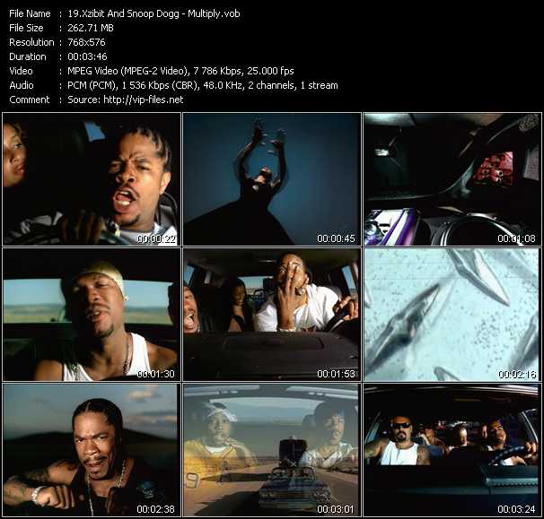 Xzibit Feat. Nate Dogg video ”Multiply” from dvd ”MixMash Urban Classics Vol.7”