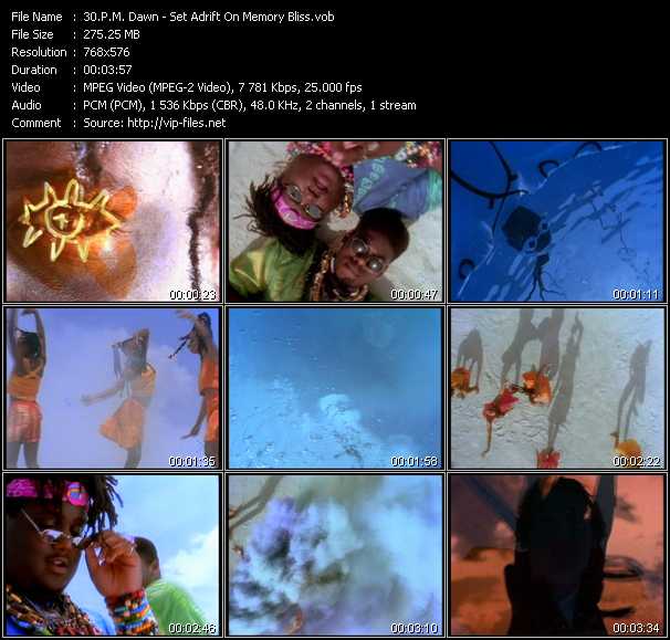 Pm Dawn video ”Set Adrift On Memory Bliss” from dvd ”MixMash Urban Classics Vol.7”