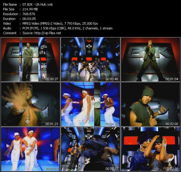 B2K video ”Uh Huh” from dvd ”MixMash Urban Mash Vol.3”