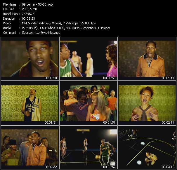 Lemar video ”50-50” from dvd ”MixMash Urban Mash Vol.3”