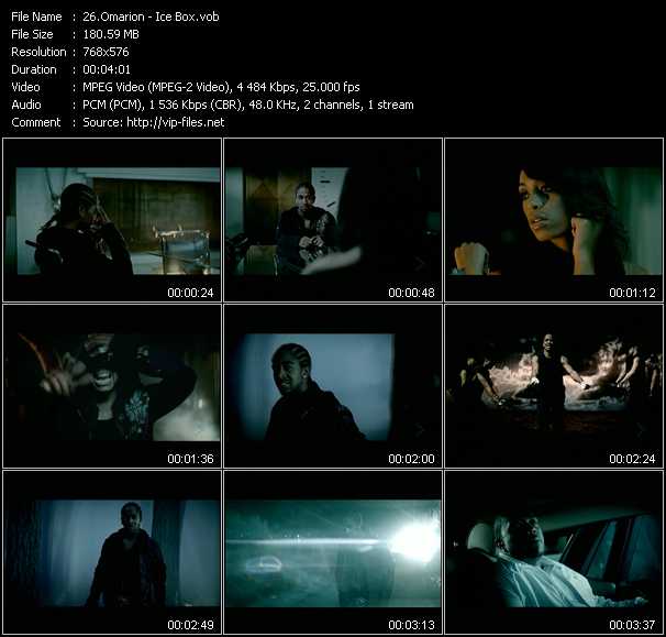 Omarion video ”Ice Box” from dvd ”MixMash Pop March 2007”