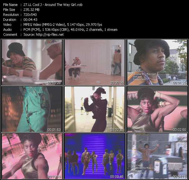 LL Cool J video ”Around The Way Girl” from dvd ”Hot Video Classics Best Of 1991 Vol.2”