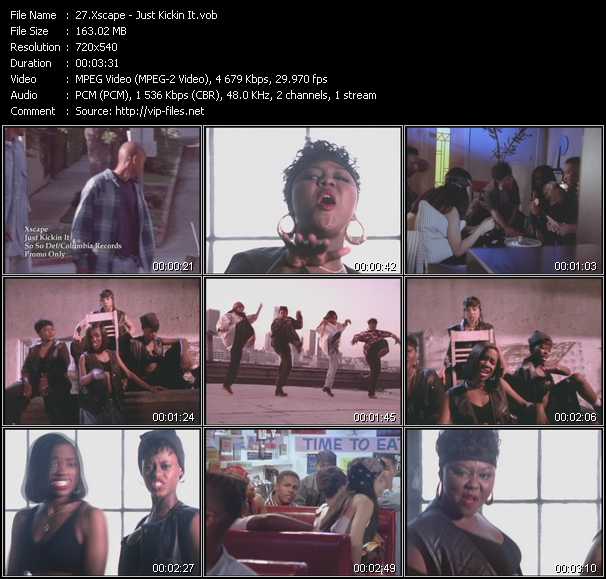 Xscape video ”Just Kickin It” from dvd ”Hot Video Classics Best Of 1993 Vol.2”