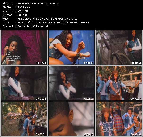 Brandy video ”I Wanna Be Down” from dvd ”Hot Video Classics Best Of 1994 Vol.2”