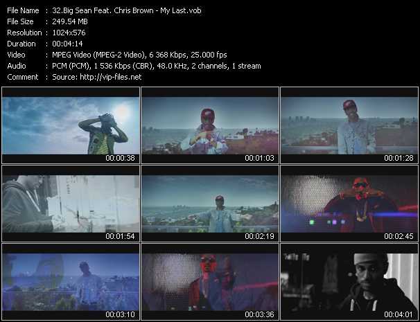 Big Sean Feat. Chris Brown video ”My Last” from dvd ”UK Chart Video January 2012”