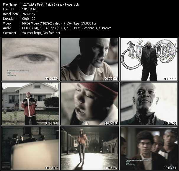 Twista Feat. Faith Evans video ”Hope” from dvd ”UK Chart Video April 2005”