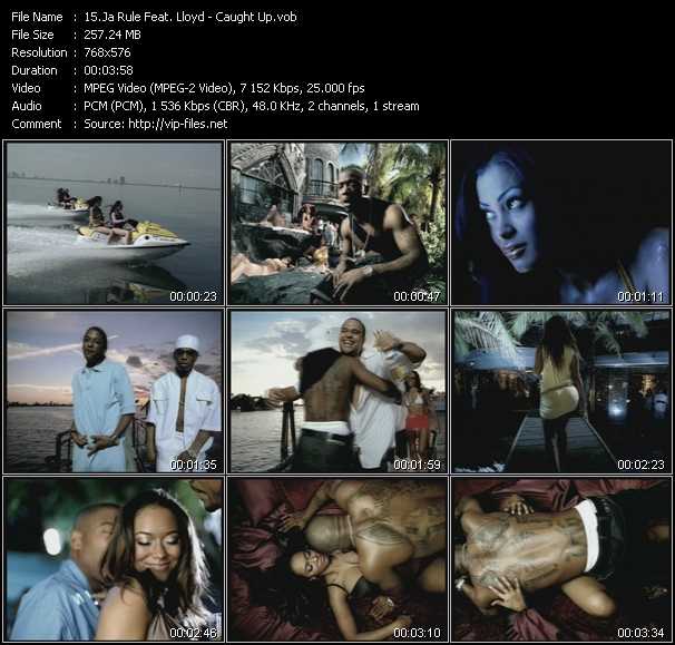 Ja Rule Feat. Lloyd video ”Caught Up” from dvd ”UK Chart Video April 2005”