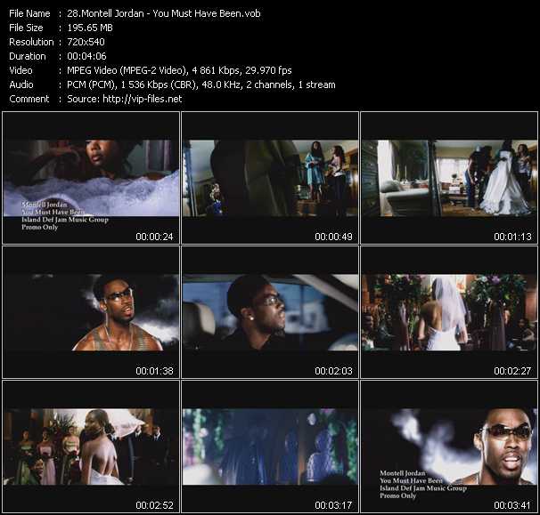 Montell Jordan video ”You Must Have Been” from dvd ”Hot Video March 2002”