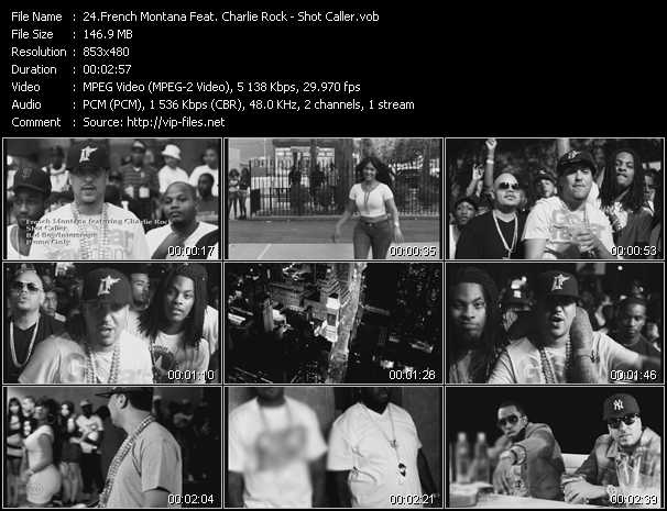 French Montana Feat. Charlie Rock video ”Shot Caller” from dvd ”Hot Video March 2012”