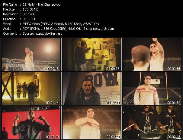 Nelly video ”The Champ” from dvd ”Hot Video March 2012”