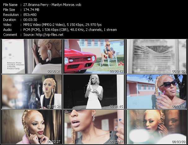 Brianna Perry video ”Marilyn Monroe” from dvd ”Hot Video March 2012”