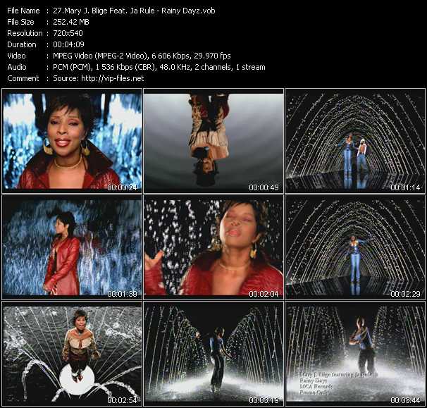 Mary J. Blige Feat. Ja Rule video ”Rainy Dayz” from dvd ”Hot Video April 2002”